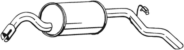 Rear Muffler Ford ESCORT V · Ford ESCORT VI · Ford ESCORT VI Convertible