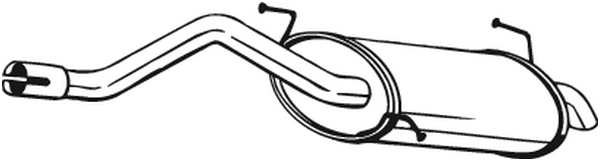 Rear Muffler Ford KA · Ford STREET KA