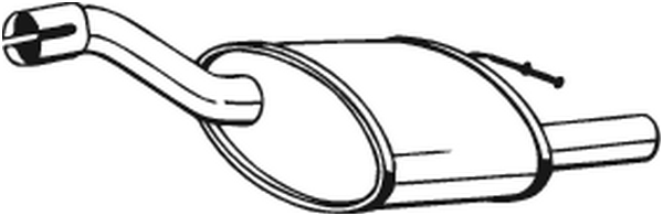 Rear Muffler Ford FOCUS I