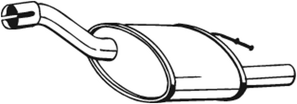 Rear Muffler Ford FOCUS I