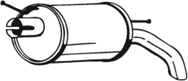 Rear Muffler Ford GALAXY I · Ford GALAXY MK I VAN · Seat ALHAMBRA