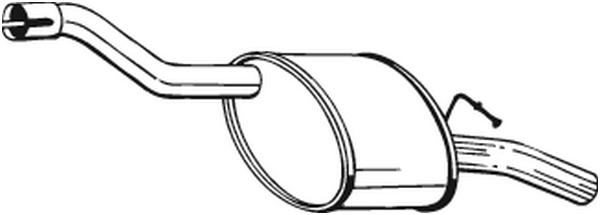 Rear Muffler Ford FOCUS I Turnier · Ford FOCUS I Estate Van