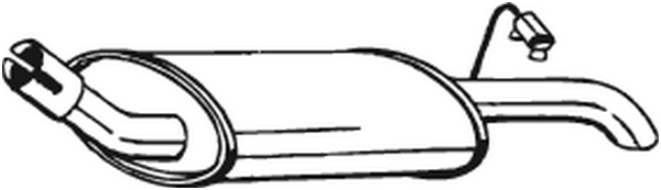 Rear Muffler Ford FIESTA III · Ford FIESTA Hatchback Van