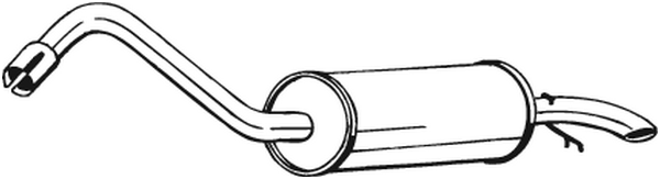 Rear Muffler Ford ESCORT V Express · Ford ESCORT VI Estate Van