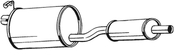 BOSAL 155-245 media silencer