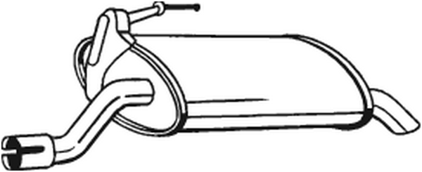 Rear Muffler Honda ACCORD VII Tourer
