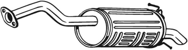 Rear Muffler Honda CR-V III