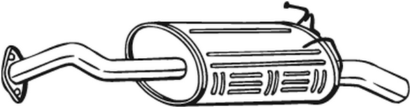 Rear Muffler Honda CR-V III