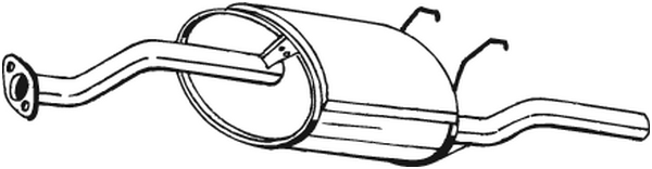 Rear Muffler Honda CIVIC V Saloon · Honda CIVIC V Coupe · Honda CIVIC VI Saloon