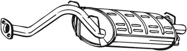 Rear Muffler Honda CIVIC VI Fastback · Honda CIVIC VI Hatchback