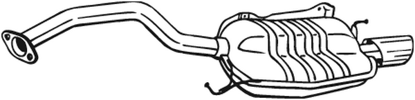 Rear Muffler Hyundai SANTA FÉ II · Hyundai SANTA FÉ II SUV Van