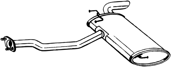 Rear Muffler Hyundai ix35 · Hyundai ix35 Van