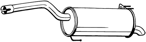 Rear Muffler Hyundai i20 II · Hyundai i20 II Coupe · Hyundai i20 II Hatchback Van