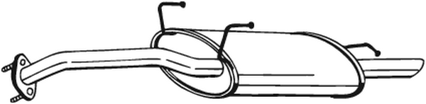 Rear Muffler Hyundai ACCENT I · Hyundai ACCENT Saloon