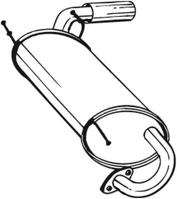 Rear Muffler Mazda MX-5 II