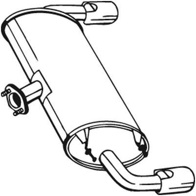 Rear Muffler Mazda MX-5 III