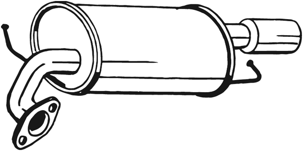 Rear Muffler Mazda 6 Hatchback · Mazda 6 Saloon · Mazda 6 Estate