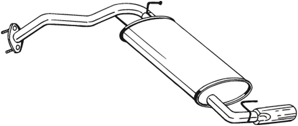 Post-BOSAL silencer 171-253