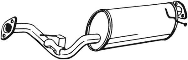 Centre Muffler Mazda E Van · Mazda E Platform/Chassis