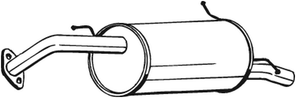 Rear Muffler Mazda MX-3 · Mazda 323 F IV · Mazda 323 C IV