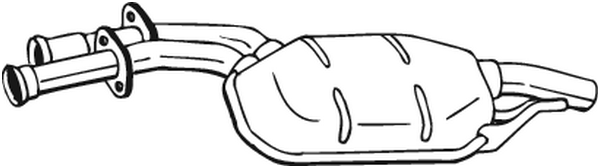 Centre Muffler Mercedes-Benz 124 Saloon · Mercedes-Benz E-CLASS