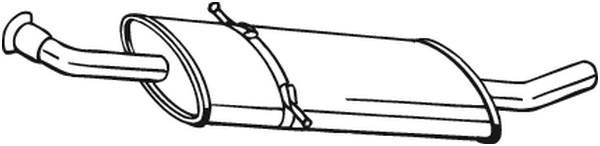 Centre Muffler Mercedes-Benz B-CLASS Sports Tourer