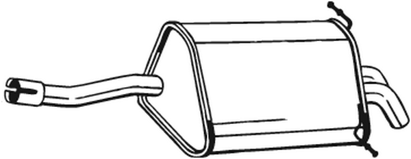 Rear Muffler Mercedes-Benz C-CLASS · Mercedes-Benz C-CLASS T-Model