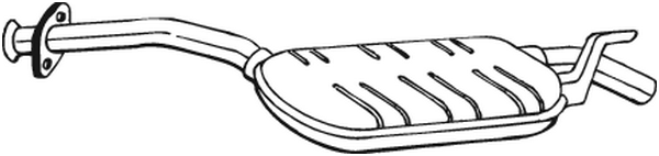 Centre Muffler Mercedes-Benz 124 Saloon · Mercedes-Benz 124 T-Model