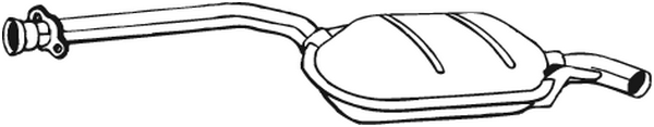 Centre Muffler Mercedes-Benz 124 Saloon · Mercedes-Benz 124 T-Model · Mercedes-Benz E-CLASS