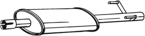 Centre Muffler Mercedes-Benz SPRINTER 2-t Platform/Chassis · Mercedes-Benz SPRINTER 2-t Van · Mercedes-Benz SPRINTER 2-t Bus