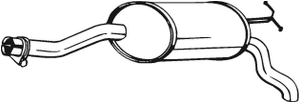 Centre Muffler Mercedes-Benz E-CLASS