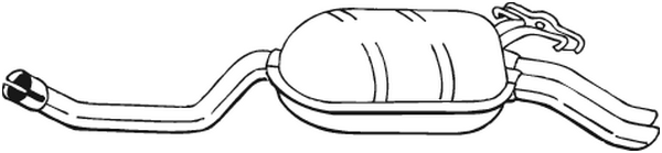 Rear Muffler Mercedes-Benz 124 Coupe · Mercedes-Benz 124 Saloon · Mercedes-Benz 124 Convertible