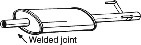 Centre Muffler Mercedes-Benz SPRINTER 2-t Platform/Chassis · Mercedes-Benz SPRINTER 2-t Van · Mercedes-Benz SPRINTER 2-t Bus
