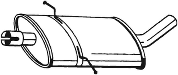 Centre Muffler Mercedes-Benz A-CLASS