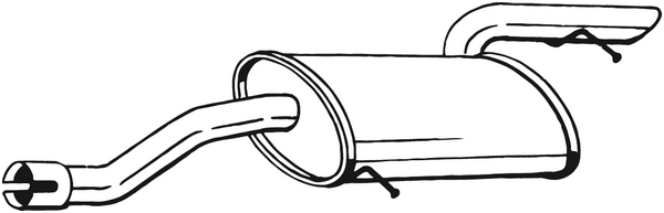 Rear Muffler Mercedes-Benz VIANO · Mercedes-Benz VITO Bus · Mercedes-Benz VITO / MIXTO Van