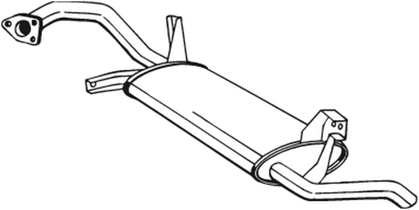 Rear Muffler Mitsubishi SPACE STAR MPV