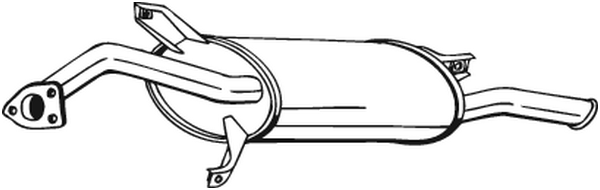 Rear Muffler Mitsubishi CARISMA · Mitsubishi CARISMA Saloon