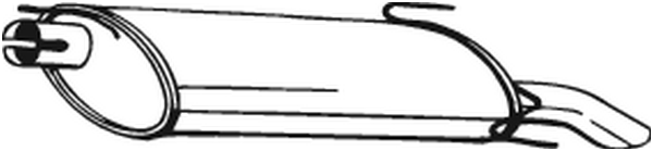 Rear Muffler Opel ASTRA F Convertible · Opel ASTRA F Hatchback · Opel ASTRA F CLASSIC Hatchback