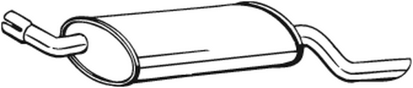 Rear Muffler Opel COMBO Box Body/MPV · Opel CORSA B Estate · Vauxhall COMBO Mk I