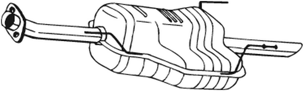 Rear Muffler Opel ASTRA G Estate · Opel ASTRA G Estate Van · Opel ASTRA G CLASSIC Caravan