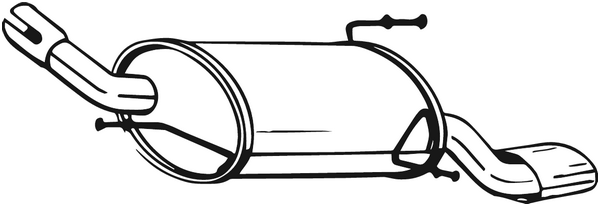 Rear Muffler Opel CORSA C · Opel CORSA C Hatchback Van · Opel TIGRA TwinTop