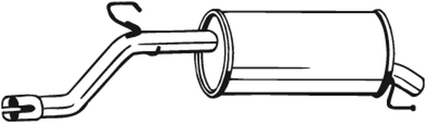 Rear Muffler Opel CORSA D · Opel CORSA D Hatchback Van · Opel CORSA E