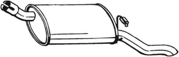 Rear Muffler Opel CORSA A Hatchback · Opel CORSA A Hatchback Van · Vauxhall NOVA Hatchback