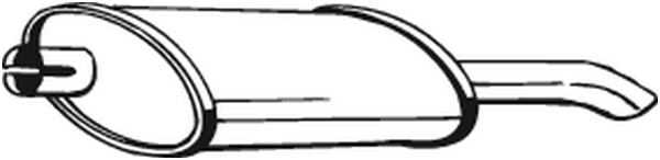 Rear Muffler Opel KADETT E Convertible · Opel KADETT E Hatchback · Opel ASTRA F Hatchback