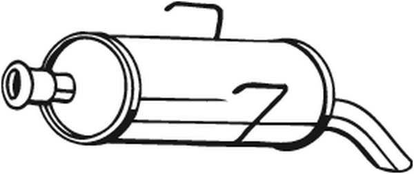 Rear Muffler Peugeot 106 I · Peugeot 106 II · Peugeot 106 Van II Hatchback Van