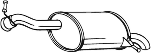 Rear Muffler Peugeot 407 · Peugeot 407 SW · Peugeot 407 SW Estate Van