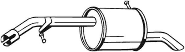 Rear Muffler Peugeot 207 · Peugeot 207 Hatchback Van · Peugeot 208 I