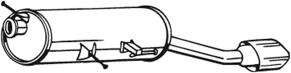 Rear Muffler Peugeot 307 CC