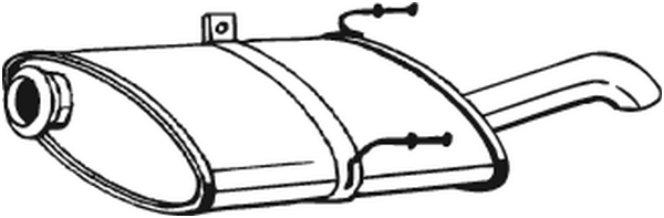 Rear Muffler Peugeot 406 Break