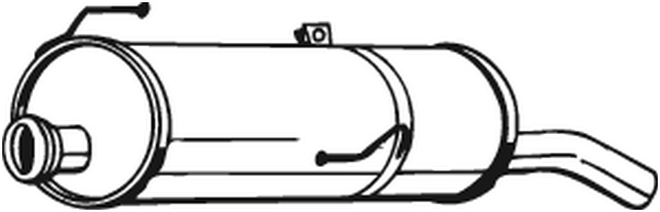 Rear Muffler Peugeot 206 Hatchback · Peugeot 206 Van